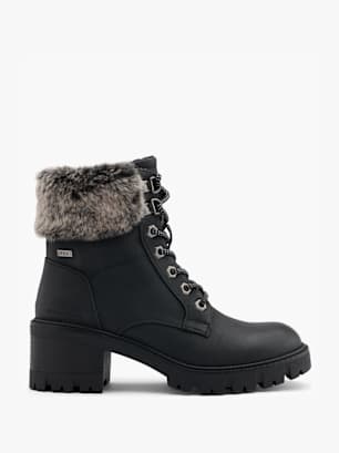 TOM TAILOR Bottines à lacets Noir