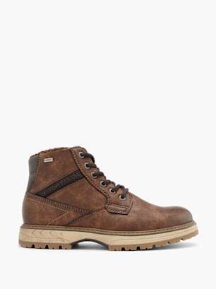 TOM TAILOR Bottes à lacets Marron