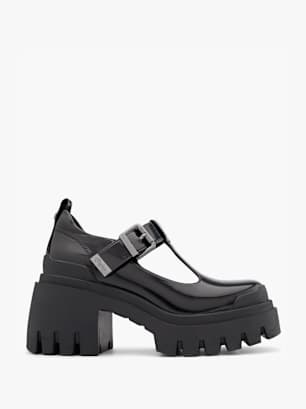 Buffalo Tacones con hebilla Negro