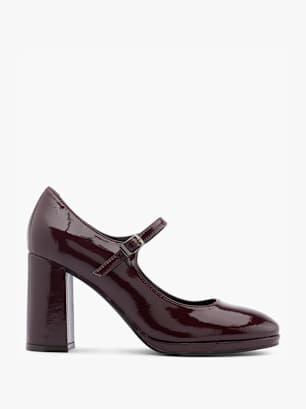 Catwalk Décolleté con fibbia Rosso scuro