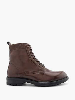 AM SHOE Bota com cordões Castanho