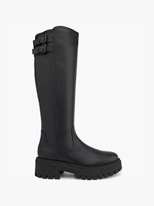 Catwalk Buty z szeroką cholewką Czarny