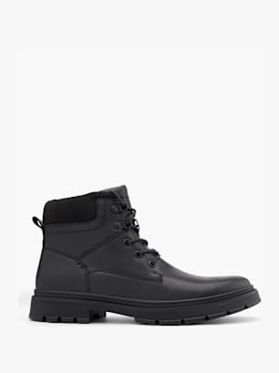 AM SHOE Schnürstiefelette Schwarz