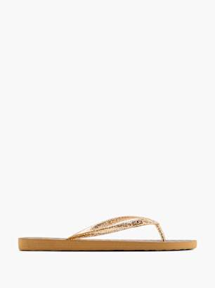 ROXY Sandal med tå-split Bronze