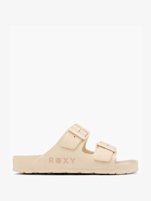 ROXY Tieffuß Pantolette Beige