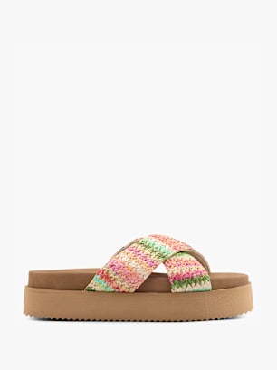 ROXY Papuci cu talpă adâncă Multicolor