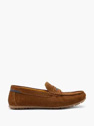 AM SHOE Mokassin Braun