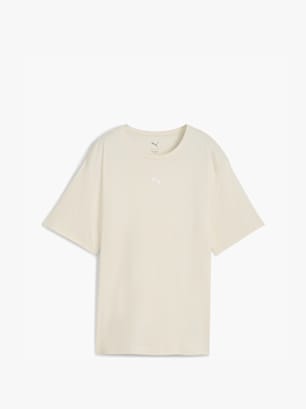 PUMA Tee-shirt Blanc cassé