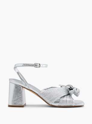 Catwalk Højhælet sandal Sølv