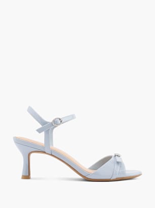 Graceland Højhælet sandal Blå