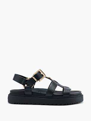 Buffalo Sandale Schwarz