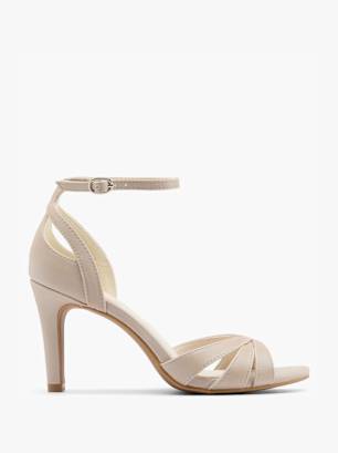 Catwalk Högklackad sandal Beige