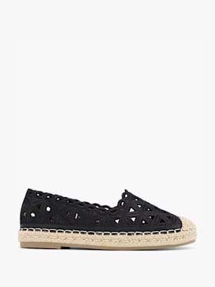 Graceland Espadrile Negru