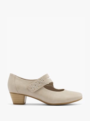 Easy Street Escarpins à boucle Beige