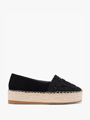 Graceland Espadrille Schwarz
