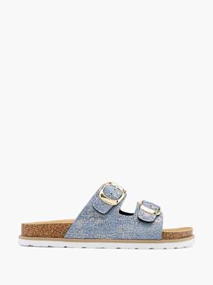 Graceland Offener Hausschuh Blau