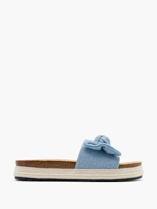Graceland Ciabatta con plantare profondo Blu