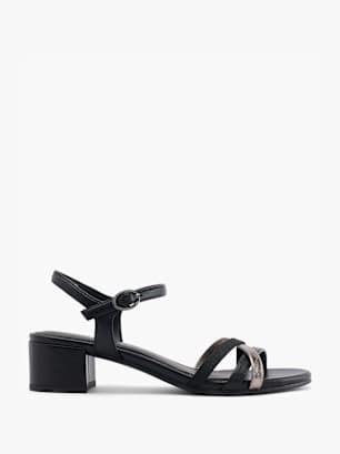 Graceland Sandalette Schwarz
