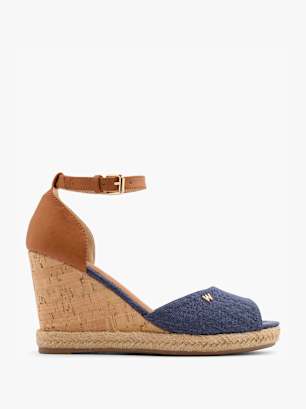 Wrangler Sandalo con tacco Blu