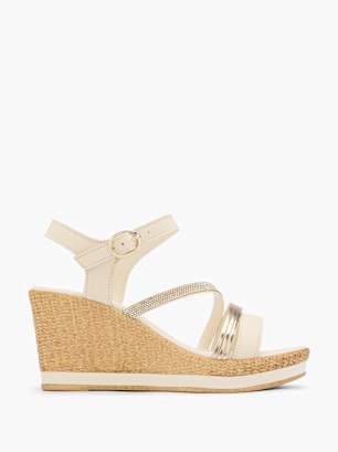 5th Avenue Sandalias de tacón Beige
