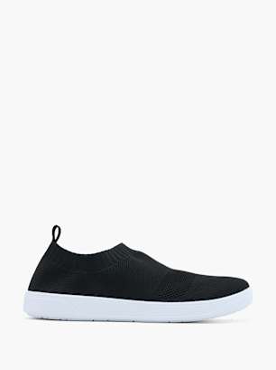 Casa mia Slip-on obuv Čierna