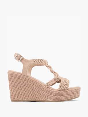 Graceland Højhælet sandal Lyserød