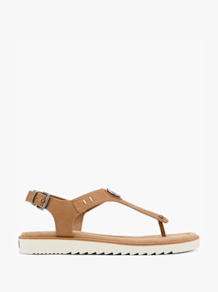 Bench Zehentrenner-Sandale Cognac