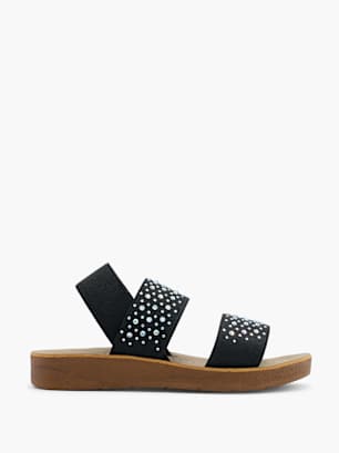 Graceland Sandale Schwarz