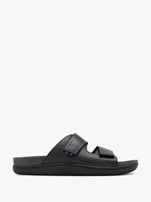 Gallus Flache Pantolette Schwarz