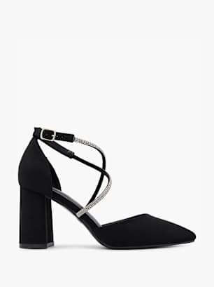 Graceland Sapato de salto com fivela Preto
