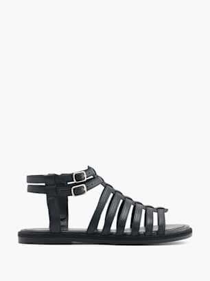 5th Avenue Sandale Schwarz