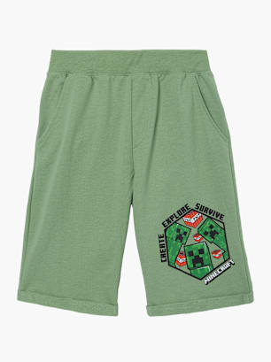 Minecraft Shorts Grün