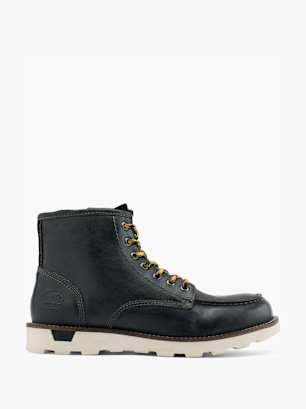 Dockers Bottes à lacets Noir