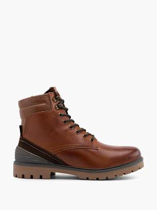 CAFE MODA Bottes à lacets Cognac