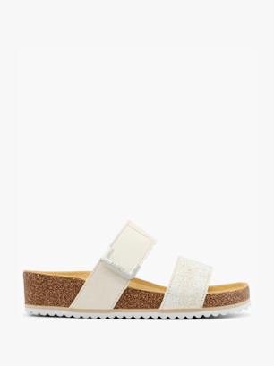 ESPRIT Tieffuß Pantolette Beige