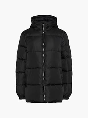 PIECES Winterjacke Schwarz
