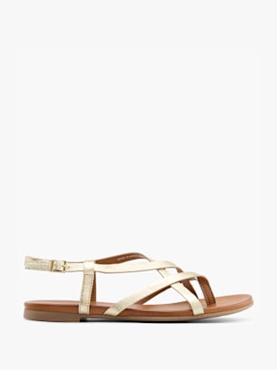 5th Avenue Sandalen-Zehentrenner Gold