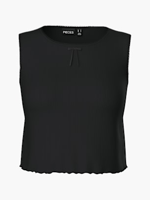 PIECES Top Schwarz