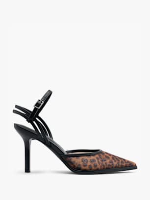 Catwalk Spangenpumps Braun