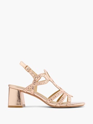 Catwalk Sandalo con tacco Oro Rosa