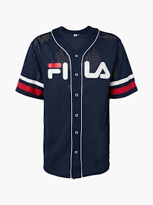 FILA Chemise Bleu foncé