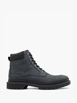 Mustang Bottines à lacets Bleu