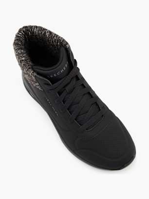 Skechers Botki sznurowane czarny