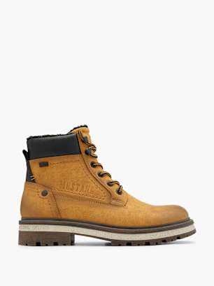 Mustang Bottes à lacets Marron