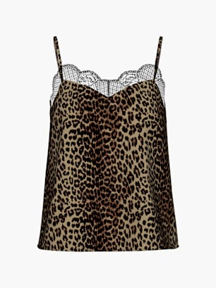 PIECES Top Braun