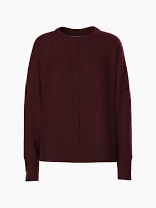 PIECES Pull en mailles Bordeaux