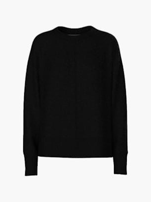 PIECES Strickpullover Schwarz