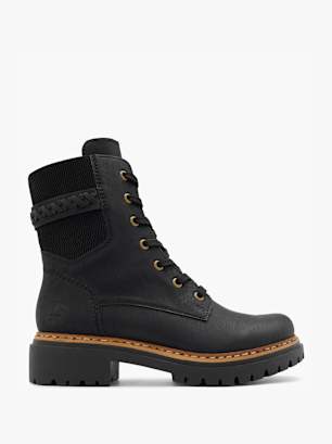 Rieker Schnürboots Schwarz