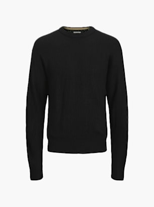 JJ Rebel Strickpullover Schwarz