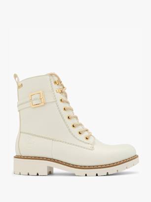 Rieker Bottes à lacets Blanc